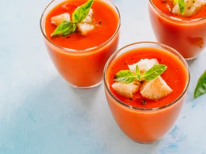 Gazpacho met croutons