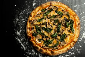 Champignon pizza