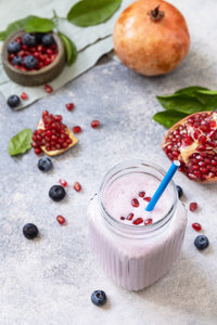 Bosbessen granaatappel smoothie