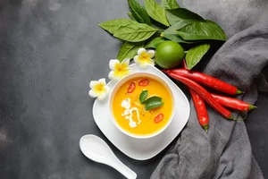 Thai-style pumpkin soup 