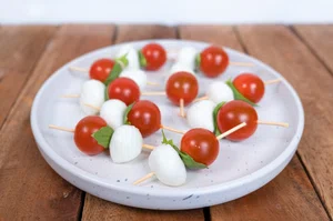 Caprese spiesjes