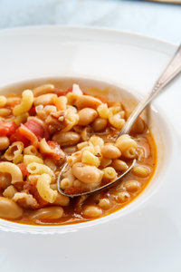 Pasta and bean soup