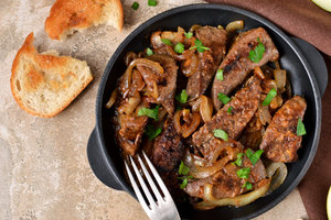 Venetian-style liver with onions