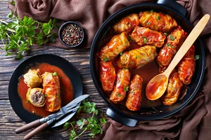 Stuffed cabbage rolls