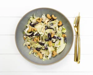 Chicory salad with apple and yoghurt dressing