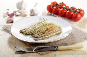 Baked asparagus