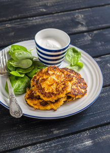 Sweet potato pancakes