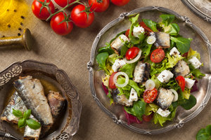 Mediterranean sardine salad