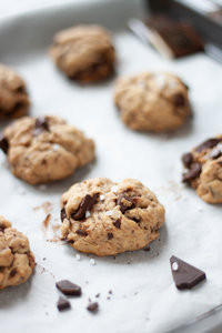 Olive oil chocolate chip cookies