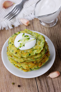 Zucchini pancakes