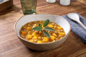 Chickpea and pumpkin soup