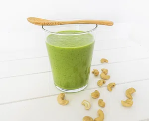 Green breakfast smoothie