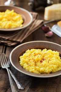 Saffron risotto