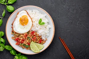 Easy Thai chicken and basil stir-fry