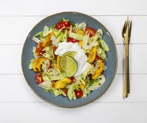 Tandoori chicken salad