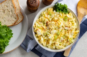 Healthy egg salad