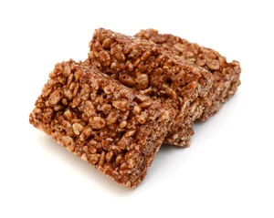 Choc, chia and puffed rice bars