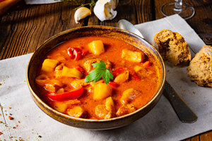 Chicken goulash soup