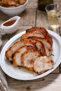 Roasted turkey breast