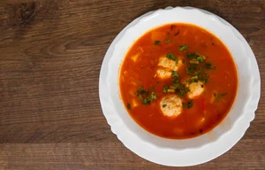 Chicken meatball soup