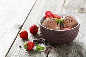 Chocolate avocado ice cream