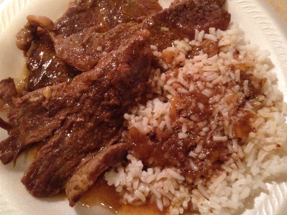 Flat Iron Steak Grilled to a 'Tea'