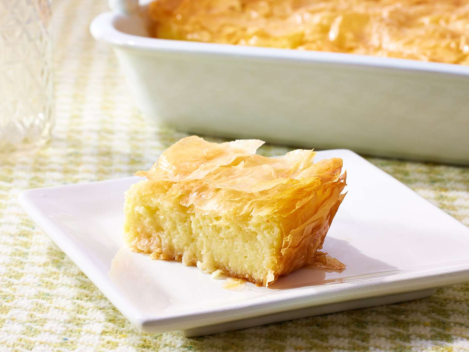 Traditional Galaktoboureko