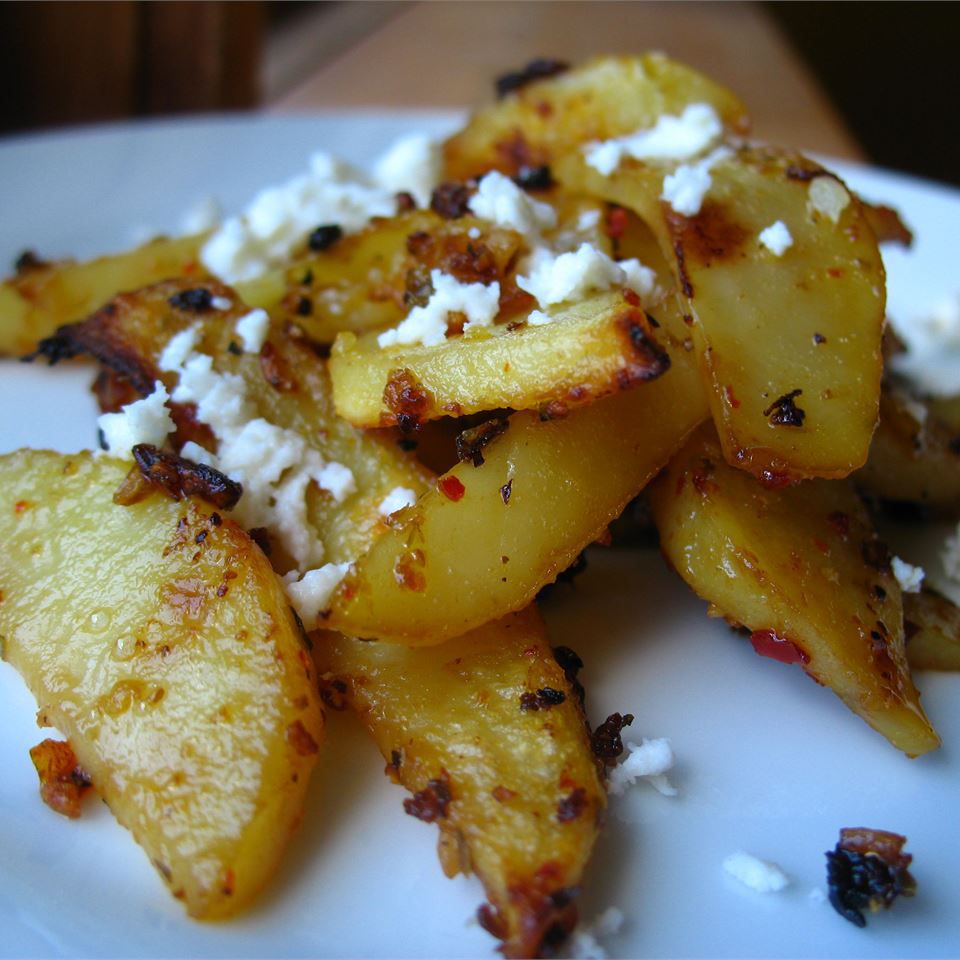 Feta Roasted Potatoes
