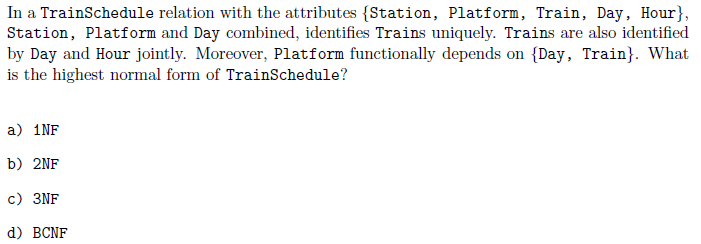 database management system nptel week 4 assignment answers