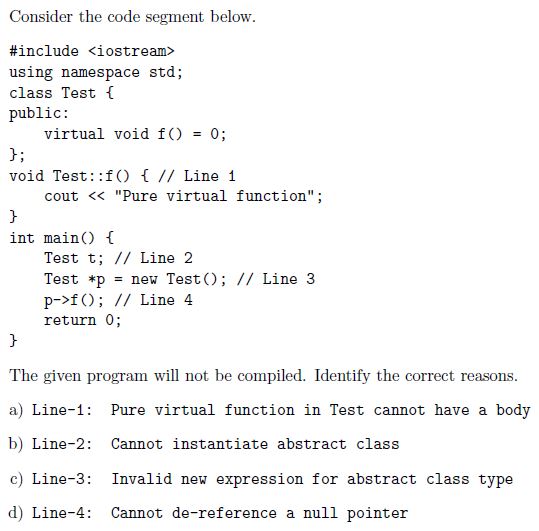 NPTEL Programming In Modern C++ Week 6 Quiz Assignment Answers 2023