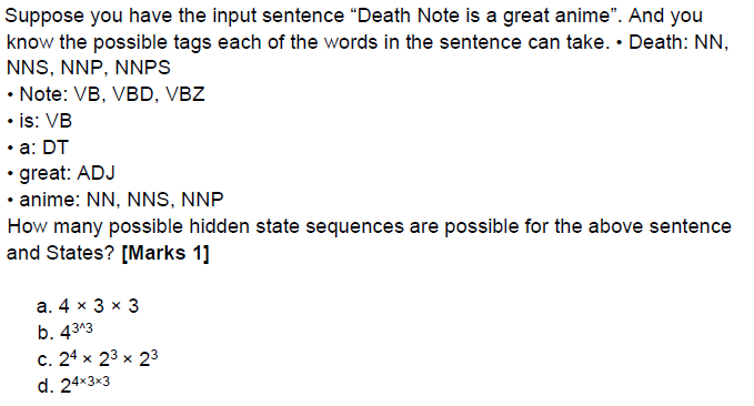 natural language processing nptel assignment 4 answers