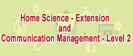 Home Science - Extension and Communication Management - Level 2 from Swayam | Course by Edvicer