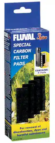 Fluval Special Carbon Filter Pads for Fluval 3 Plus - 4 pk