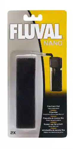 Fluval Fine Foam Pads for Nano Aquarium Filter - 2 pk