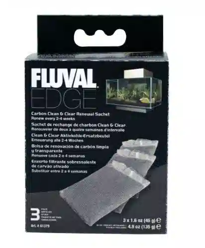 Fluval Edge Carbon Clean & Clear Renewal Sachets - 3 pk