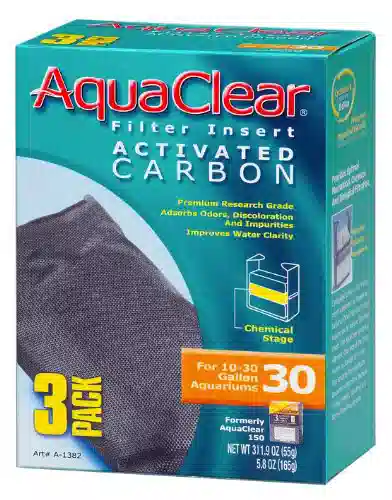 Hagen Activated Carbon Filter Insert for AquaClear 30/150 - 3 pk