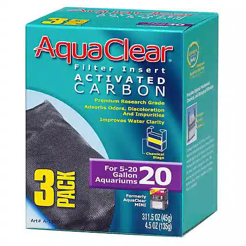 Hagen Activated Carbon Filter Insert for AquaClear 70/300 - 3 pk