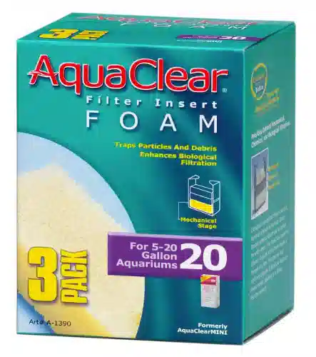 Hagen Foam Filter Insert for AquaClear 20/Mini - 3 pk