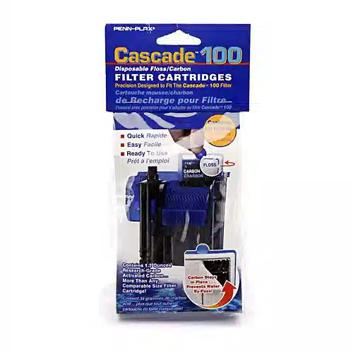 Penn Plax Filter Cartridge for Cascade 100 - 3 pk