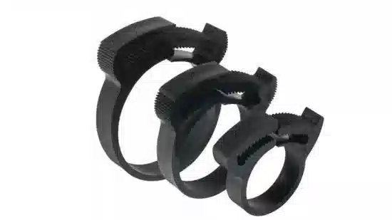 Two Little Fishies Ratchet Clip Plastic Hose Clamp Set - 1" - 6 pk