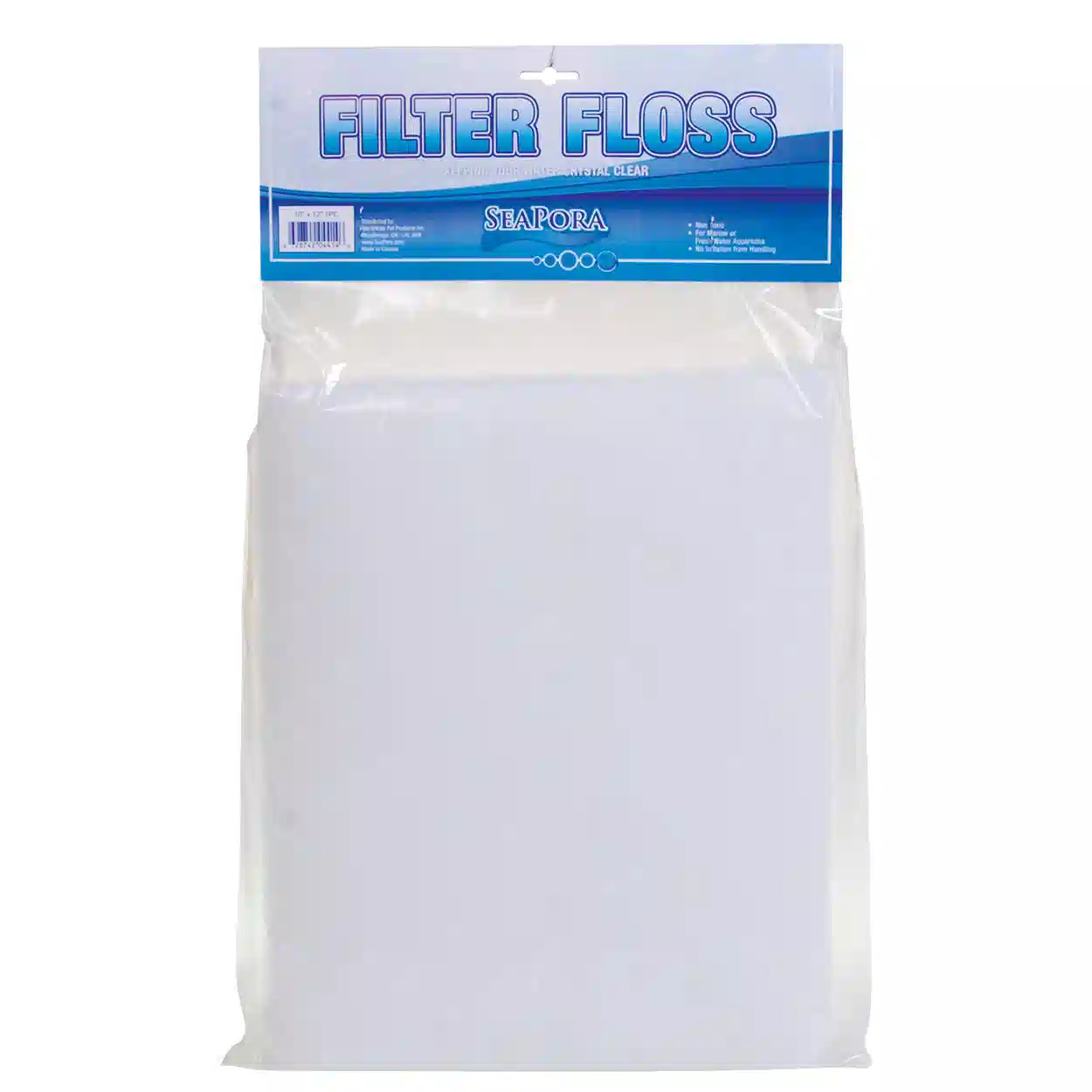 SeaPora Filter Floss Pad - 10" x 12" - 2 pk