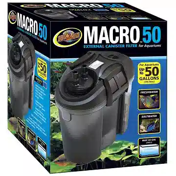 Zoo Med Macro External Canister Filter - 50 gal