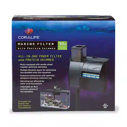 Coralife Marine Filter with Protein Skimmer - 30 gallons