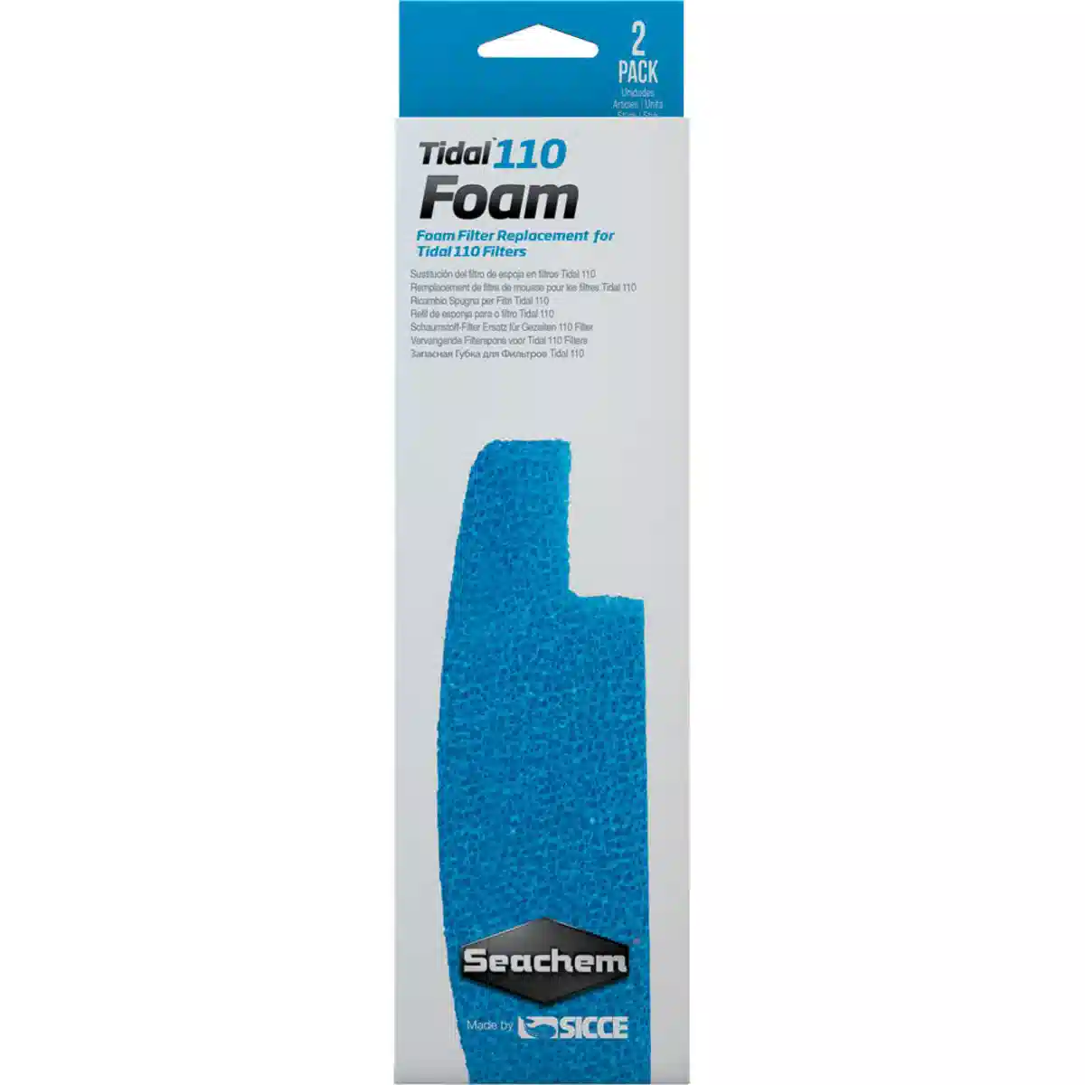 Seachem Tidal 110 Foam - 2 pk