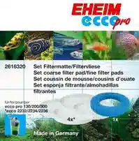 Eheim Fine/Coarse Filter Pad Set for Ecco Canister Filters - 5 pk