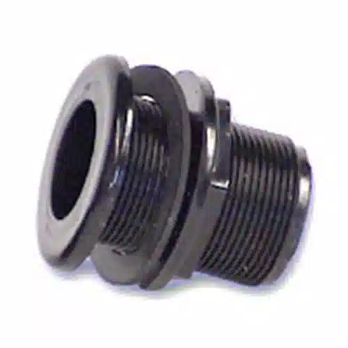 Lifegard Aquatics Double Threaded Bulkhead - 3/4"