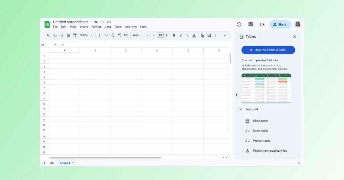 Google Sheets Adds New Table Features for Easier Data Management and Integration