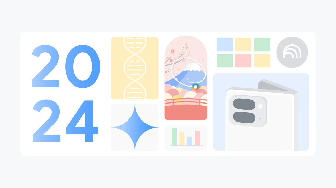 Google highlights major AI announcements from 2024 including Gemini and Search