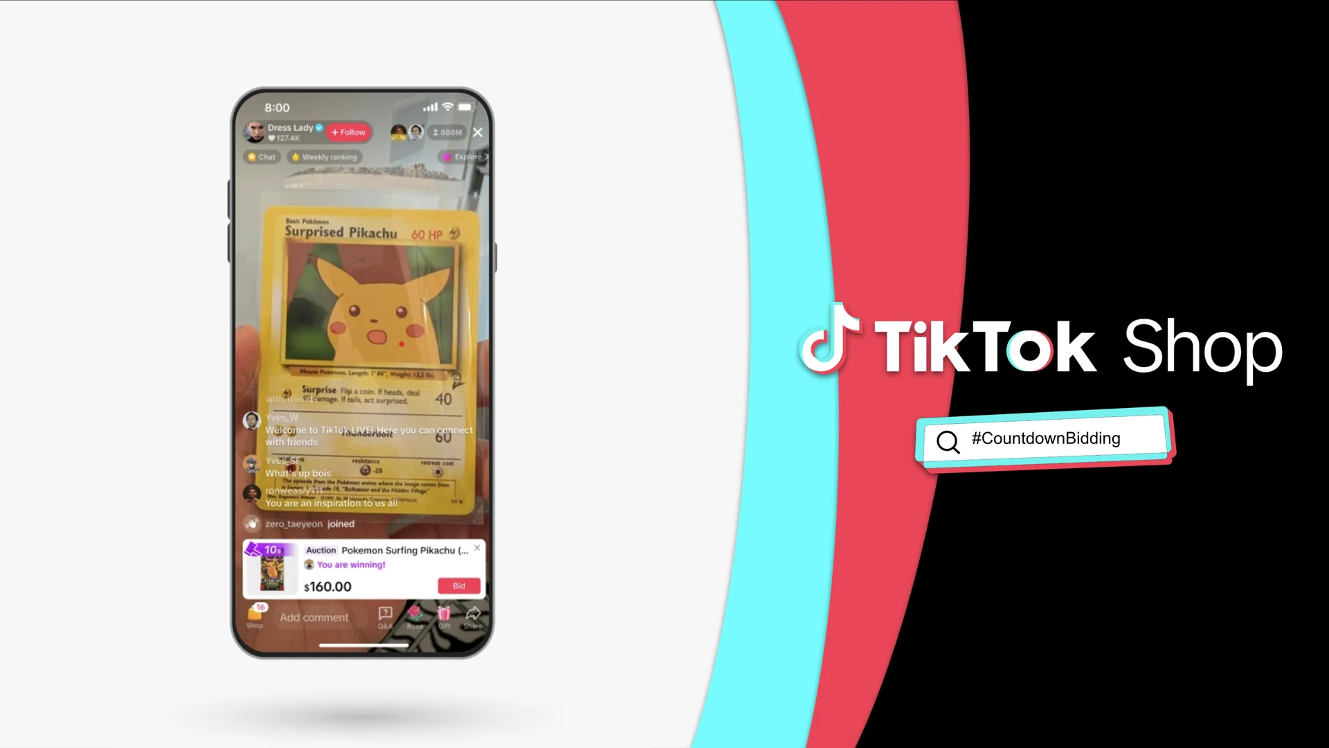 TikTok Launches Countdown Bidding Auction Feature on TikTok Shop