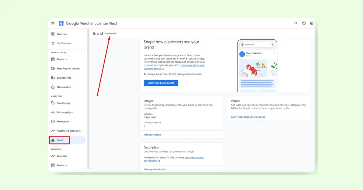 New Brand tab launched in Google Merchant Center for enhanced brand control